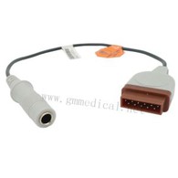 Tymheredd Probe Adapter Cable Cyd-fynd â GE