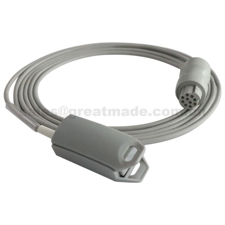 Synhwyrydd Spo2 Clip bys oedolyn gydnaws OXY F4 N