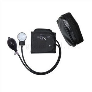 Cuff Pwysedd Gwaed Llaw Oedolion, Cuff Dual Tube Gyda Mesurydd Pwysau a Bulb Inflation , gyda Bag Porket.