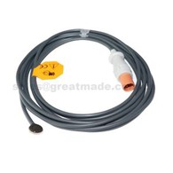 HP gydnaws oedolyn / plentyn croen tymheredd arwyneb holwch, L = 3 m, 12 mm