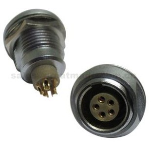 Metel Sefydlog soced gyda dau cnau (5 PIN)